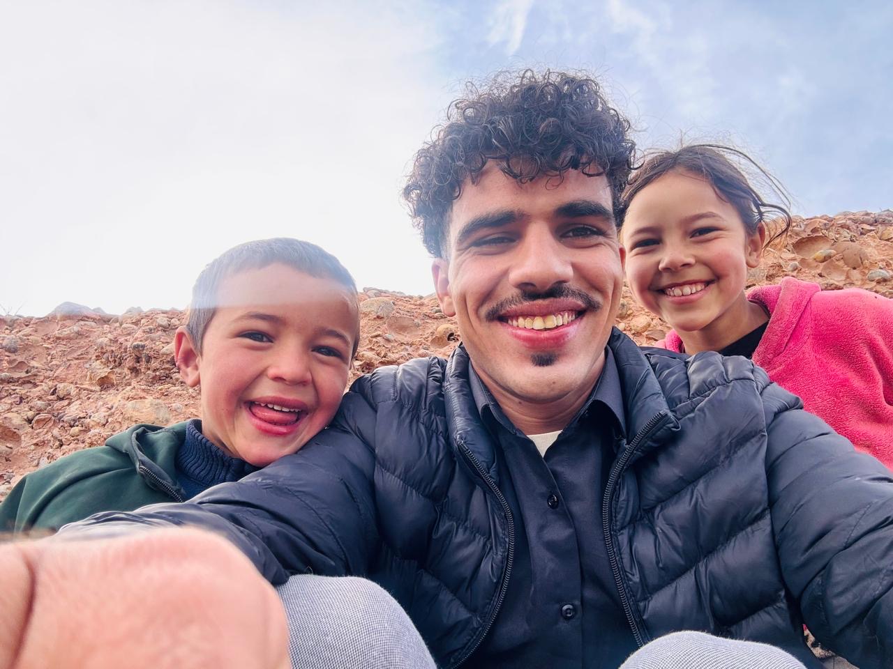 Nomad kids in Dades Morocco